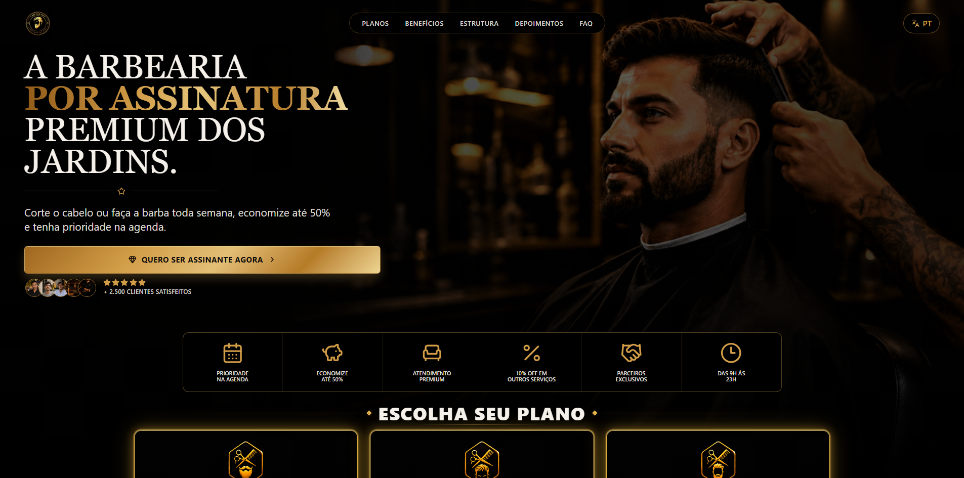 Barbearia por Assinatura